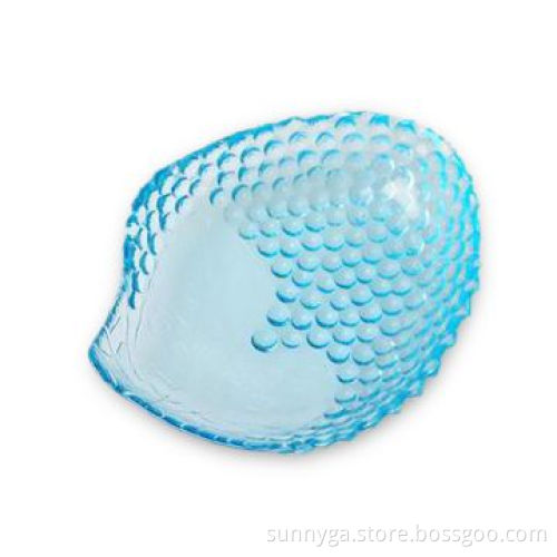 Glass Plate with Leechee Shape, Various Colors are Available